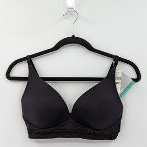 Fine Lines Australia Bra Women's 32D Black Super Soft 2 Way Convertible Wirefree